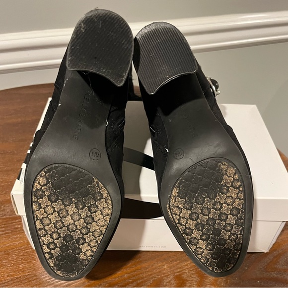 Women's Black Suede Boots Worn 1x Excellent condition Kelly & Katie Size… - Picture 2 of 14